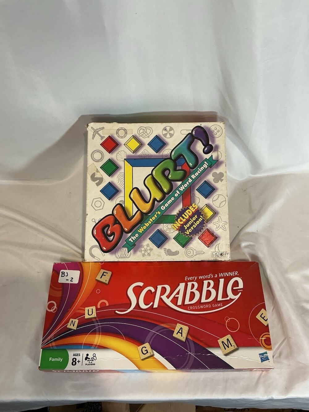 Scrabble And Blurt Word Games